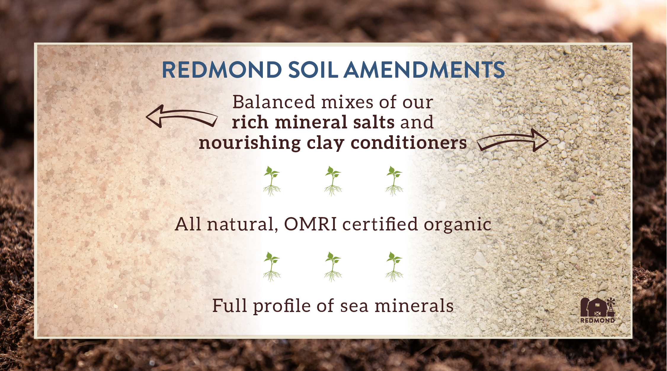 Redmond minerals soil amendments
