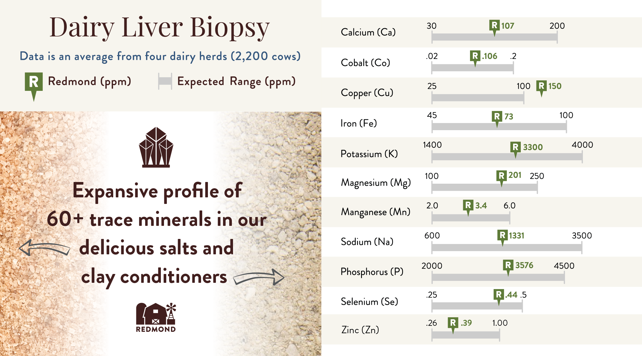 Increasing blood mineral levels