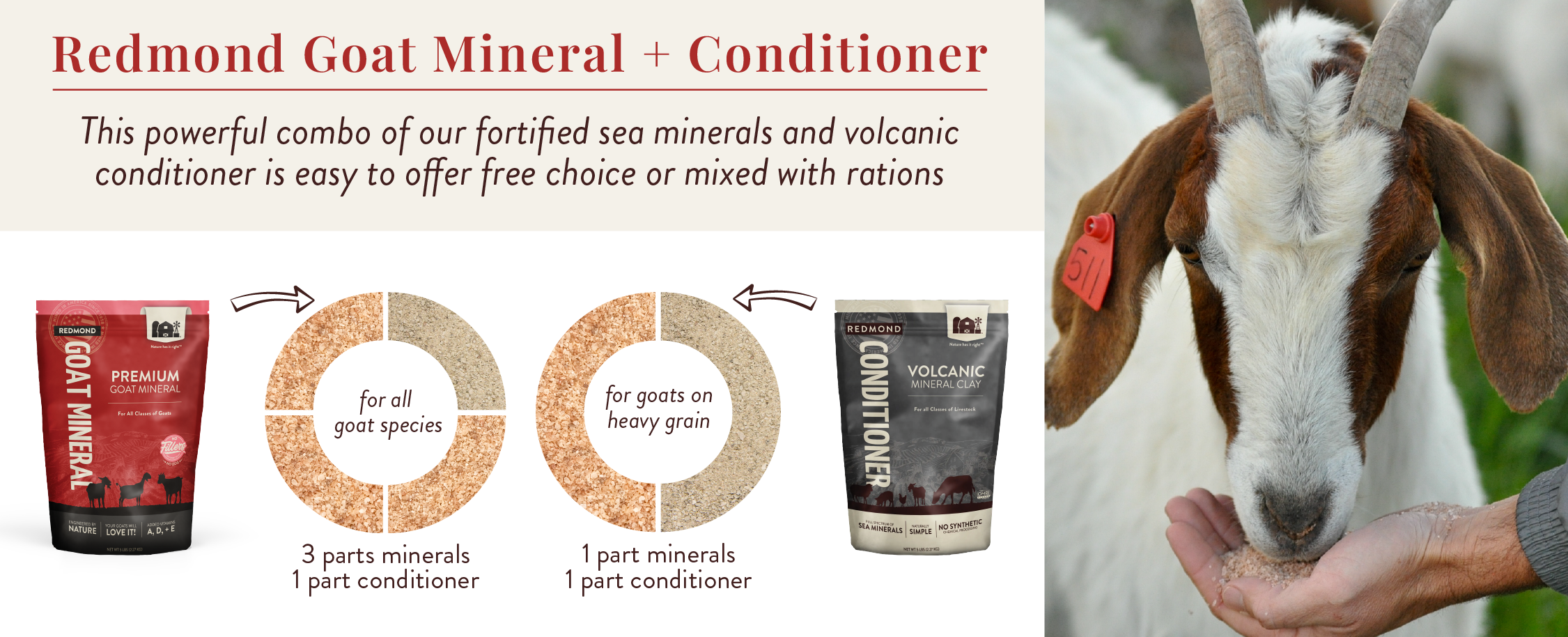 Redmond goat mineral and conditioner