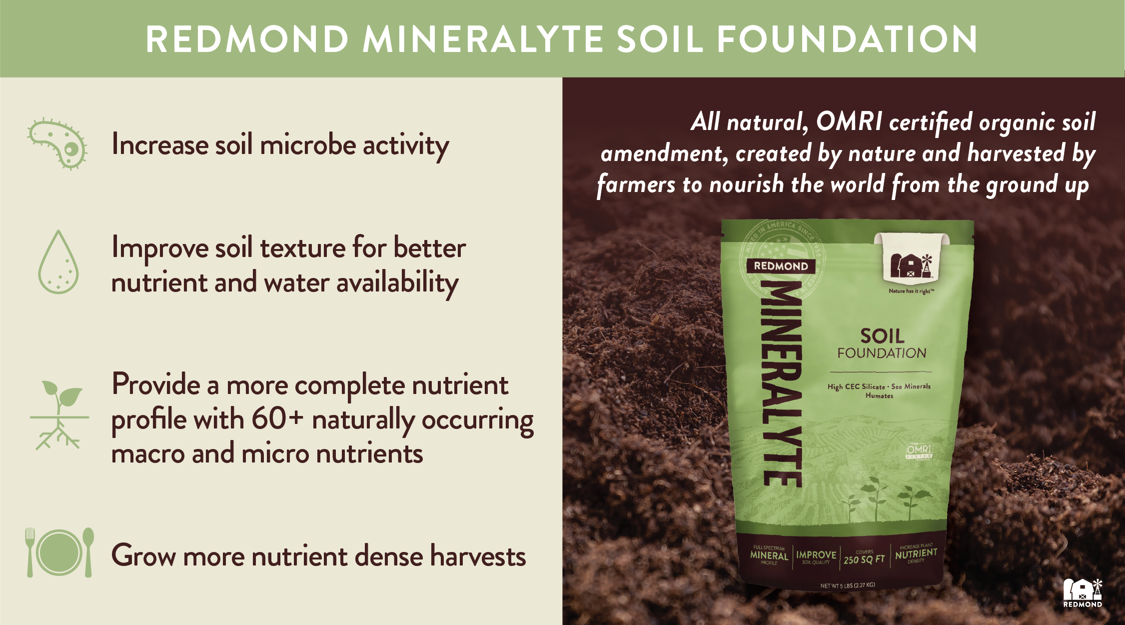 Trace mineral supplement for soil