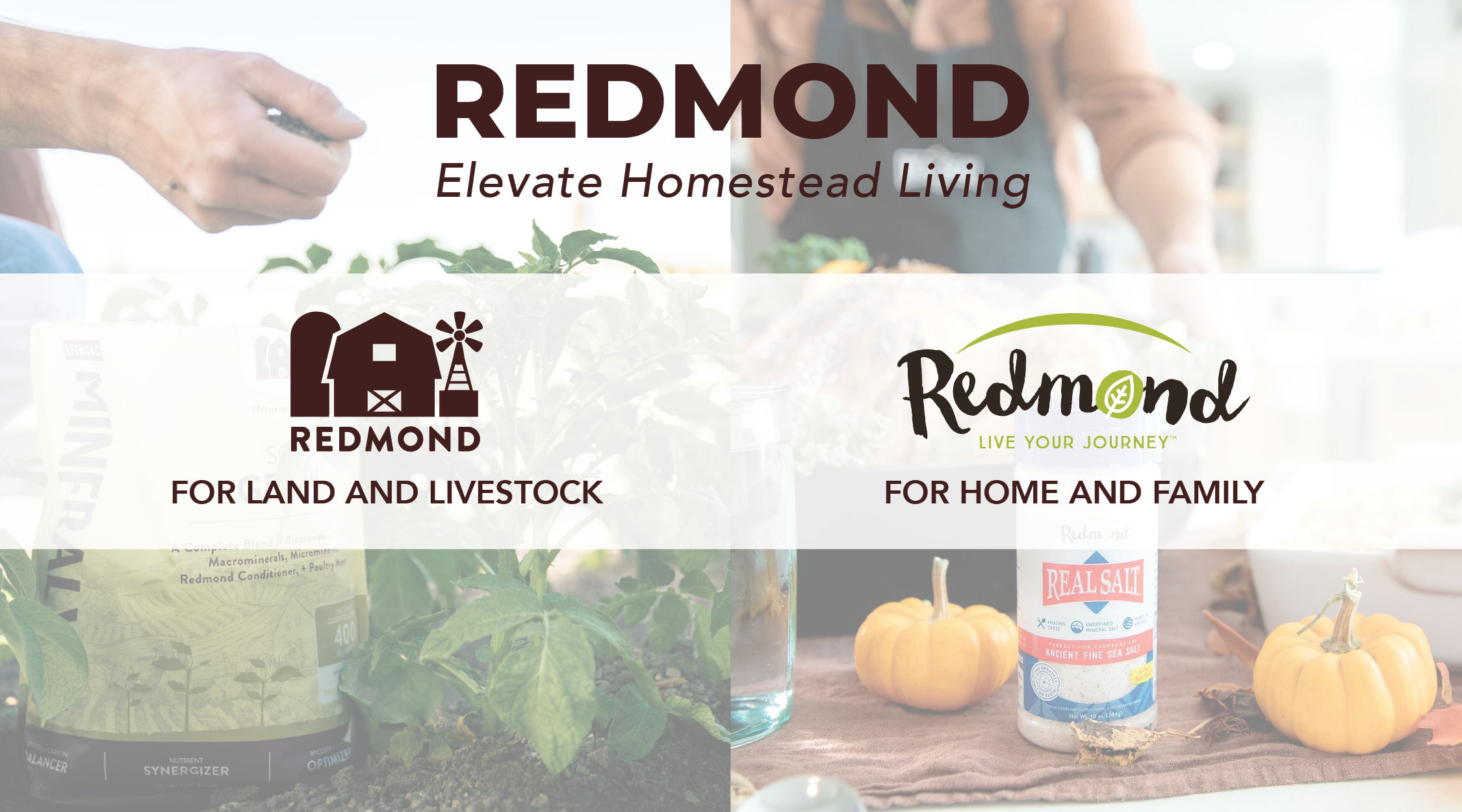 Redmond products for the homestead